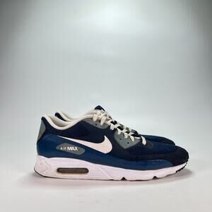 Nike Air Max 90 Ultra Essential Obsidian Casual Sneakers 819474-404 Mens Sz 11.5